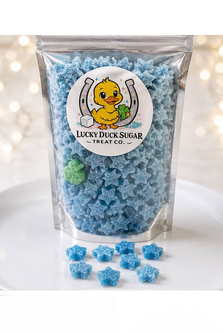 Lucky Duck Sugar Treats - Horse Sugar Treats - Blue Stars
